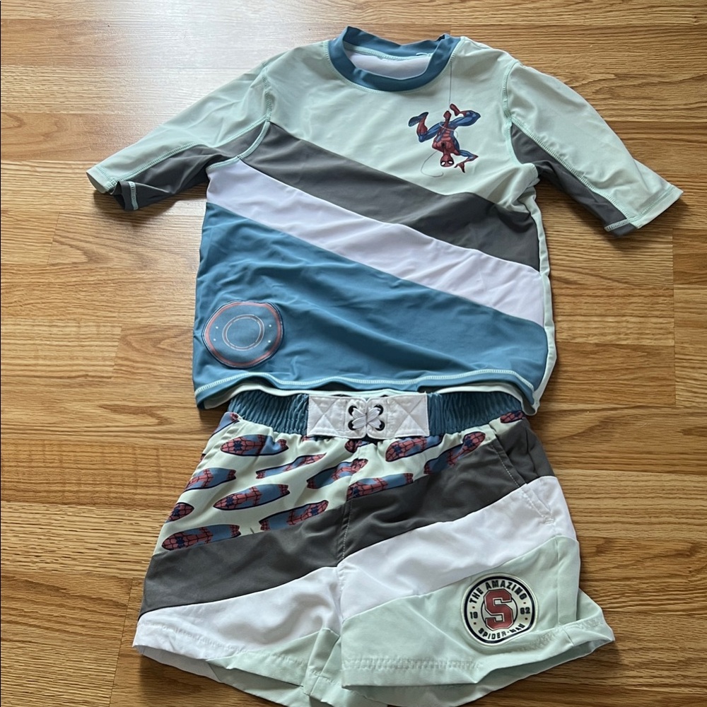 Disney Spider-Man Swim Set boys 7/8